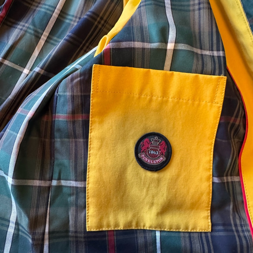 NWOT Pendleton Women's Yellow Hooded Outdoor Jacket - Picture 9 of 9